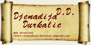 Đenadija Durkalić vizit kartica
